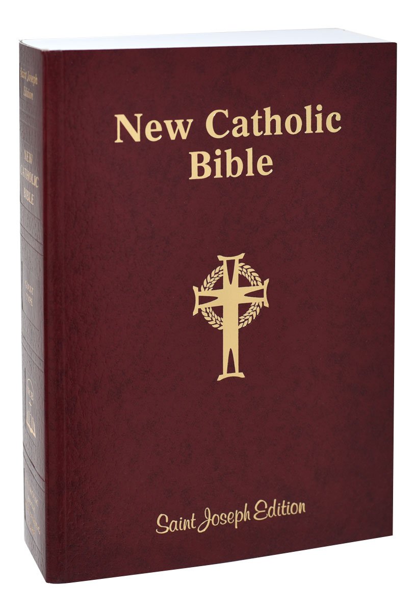 St. Joseph New Catholic Bible (Giant Type) - Flexible - Burgundy image 4