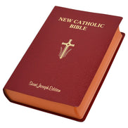 St. Joseph New Catholic Bible (Giant Type) - Imitation Leather - Red image 1
