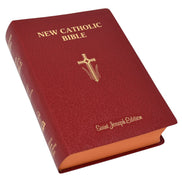 St. Joseph New Catholic Bible (Giant Type) - Imitation Leather - Red image 2