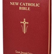 St. Joseph New Catholic Bible (Giant Type) - Imitation Leather - Red image 3