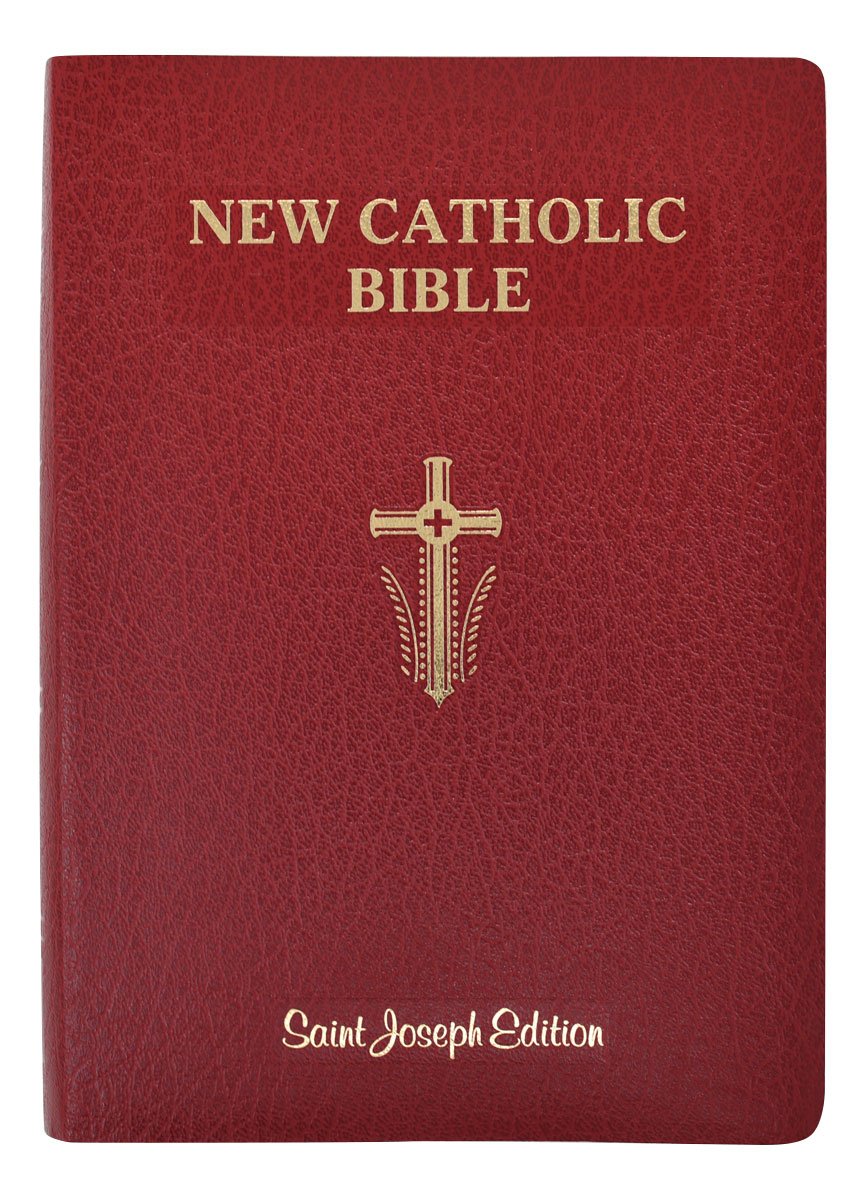 St. Joseph New Catholic Bible (Giant Type) - Imitation Leather - Red image 5