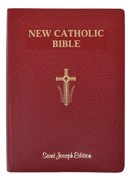 St. Joseph New Catholic Bible (Giant Type) - Imitation Leather - Red image 5