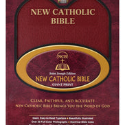 St. Joseph New Catholic Bible (Giant Type) - Imitation Leather - Red image 6