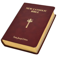 St. Joseph New Catholic Bible (Giant Type) - Bonded Leather - Burgundy image 1