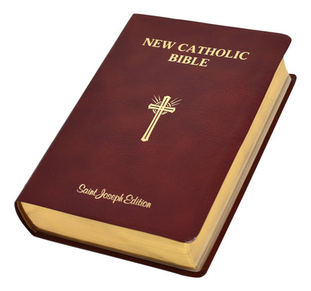St. Joseph New Catholic Bible (Giant Type) - Bonded Leather - Burgundy image 1