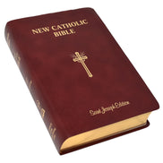 St. Joseph New Catholic Bible (Giant Type) - Bonded Leather - Burgundy image 2