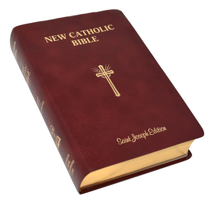 St. Joseph New Catholic Bible (Giant Type) - Bonded Leather - Burgundy image 2