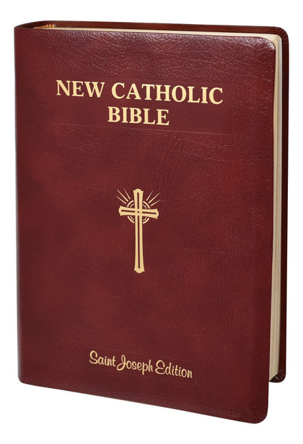 St. Joseph New Catholic Bible (Giant Type) - Bonded Leather - Burgundy image 3