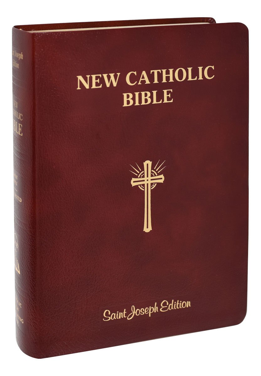 St. Joseph New Catholic Bible (Giant Type) - Bonded Leather - Burgundy image 4