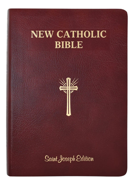 St. Joseph New Catholic Bible (Giant Type) - Bonded Leather - Burgundy image 5