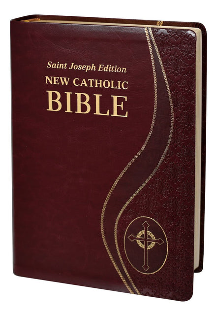 St. Joseph New Catholic Bible (Giant Type) - Dura-Lux - Burgundy image 3