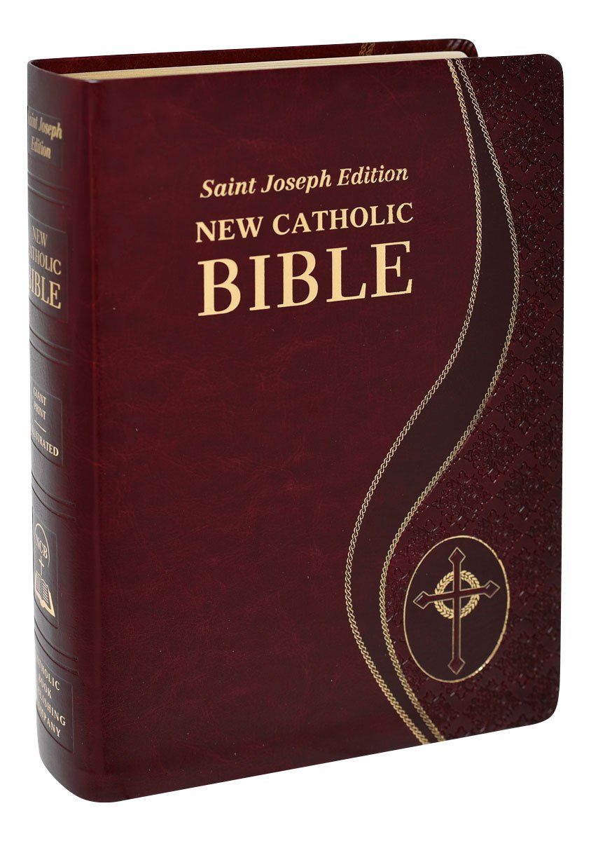 St. Joseph New Catholic Bible (Giant Type) - Dura-Lux - Burgundy image 4