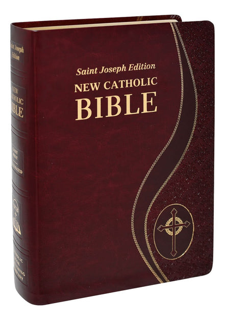 St. Joseph New Catholic Bible (Giant Type) - Dura-Lux - Burgundy image 4