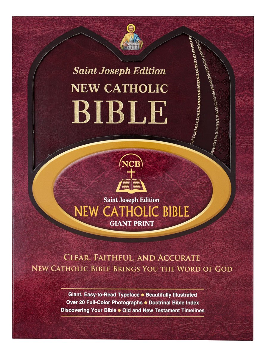 St. Joseph New Catholic Bible (Giant Type) - Dura-Lux - Burgundy image 6