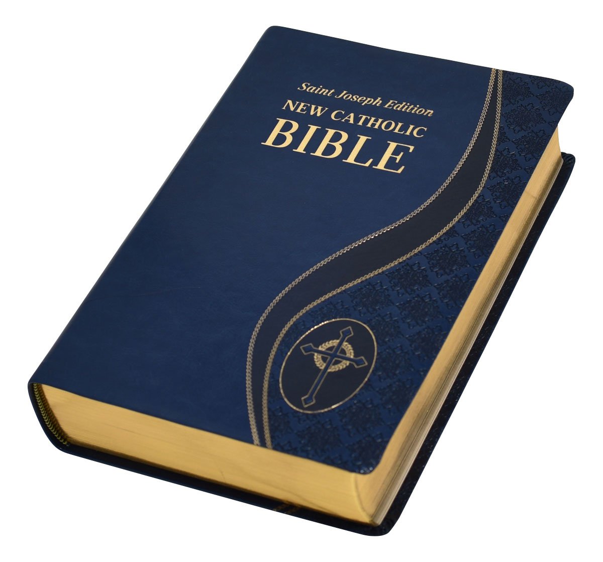 St. Joseph New Catholic Bible (Giant Type) - Dura-Lux - Blue image 1