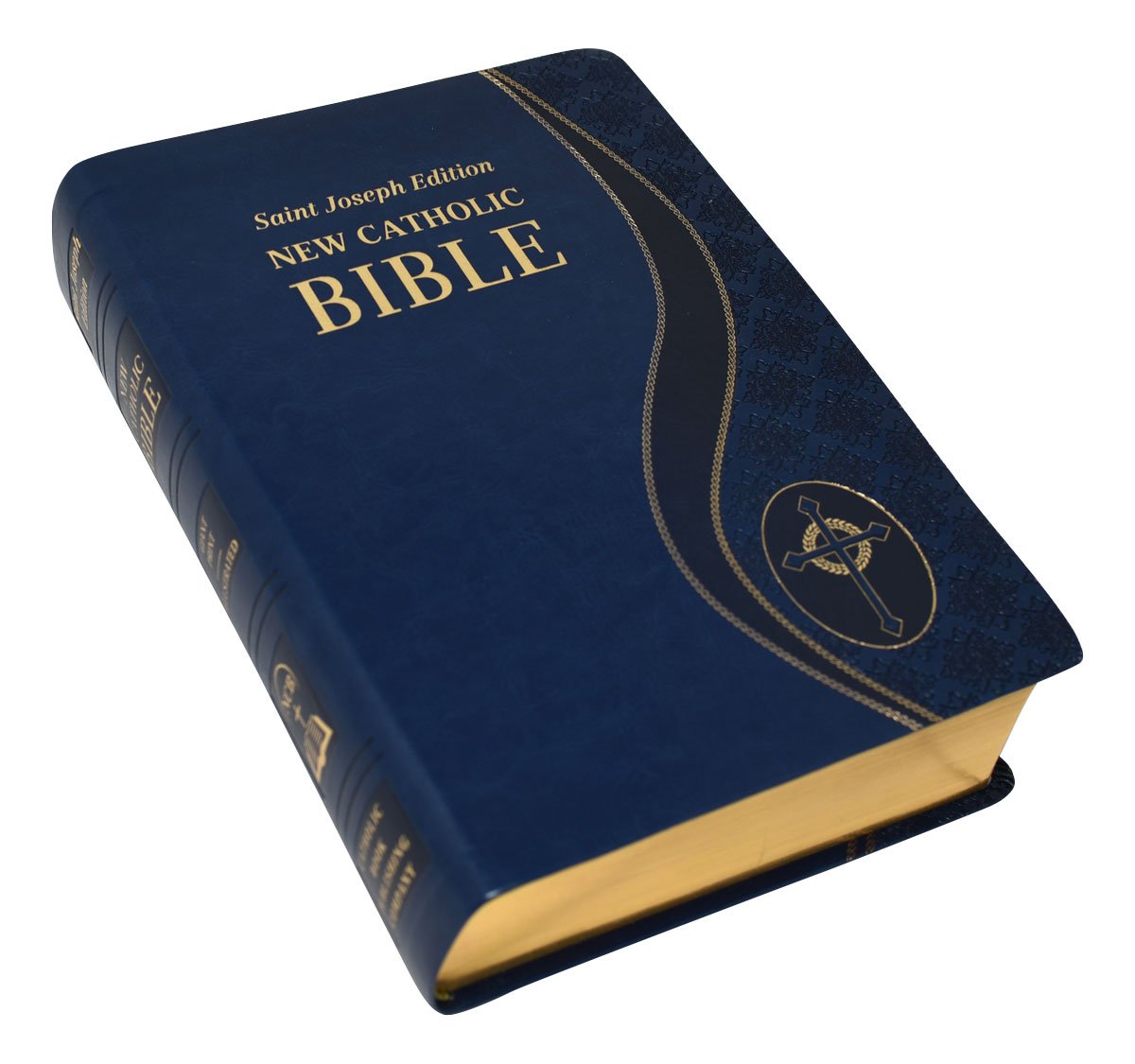 St. Joseph New Catholic Bible (Giant Type) - Dura-Lux - Blue image 2
