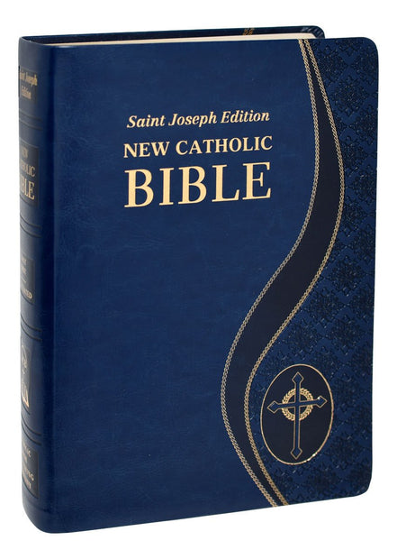 St. Joseph New Catholic Bible (Giant Type) - Dura-Lux - Blue image 4