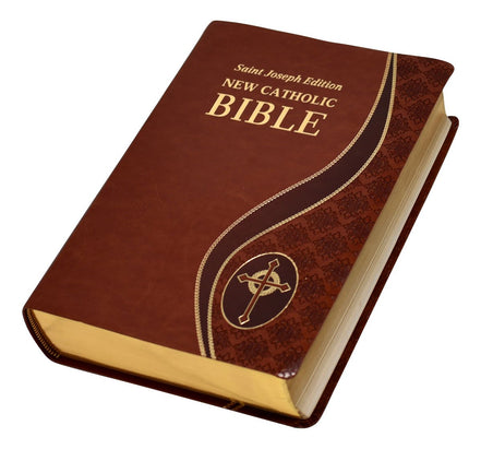 St. Joseph New Catholic Bible (Giant Type) - Dura-Lux - Brown image 1