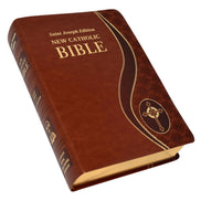 St. Joseph New Catholic Bible (Giant Type) - Dura-Lux - Brown image 2