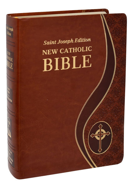 St. Joseph New Catholic Bible (Giant Type) - Dura-Lux - Brown image 4