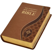 St. Joseph New Catholic Bible (Giant Type) - Dura-Lux - Tan image 1