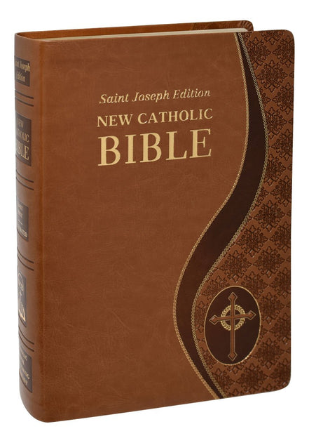 St. Joseph New Catholic Bible (Giant Type) - Dura-Lux - Tan image 4