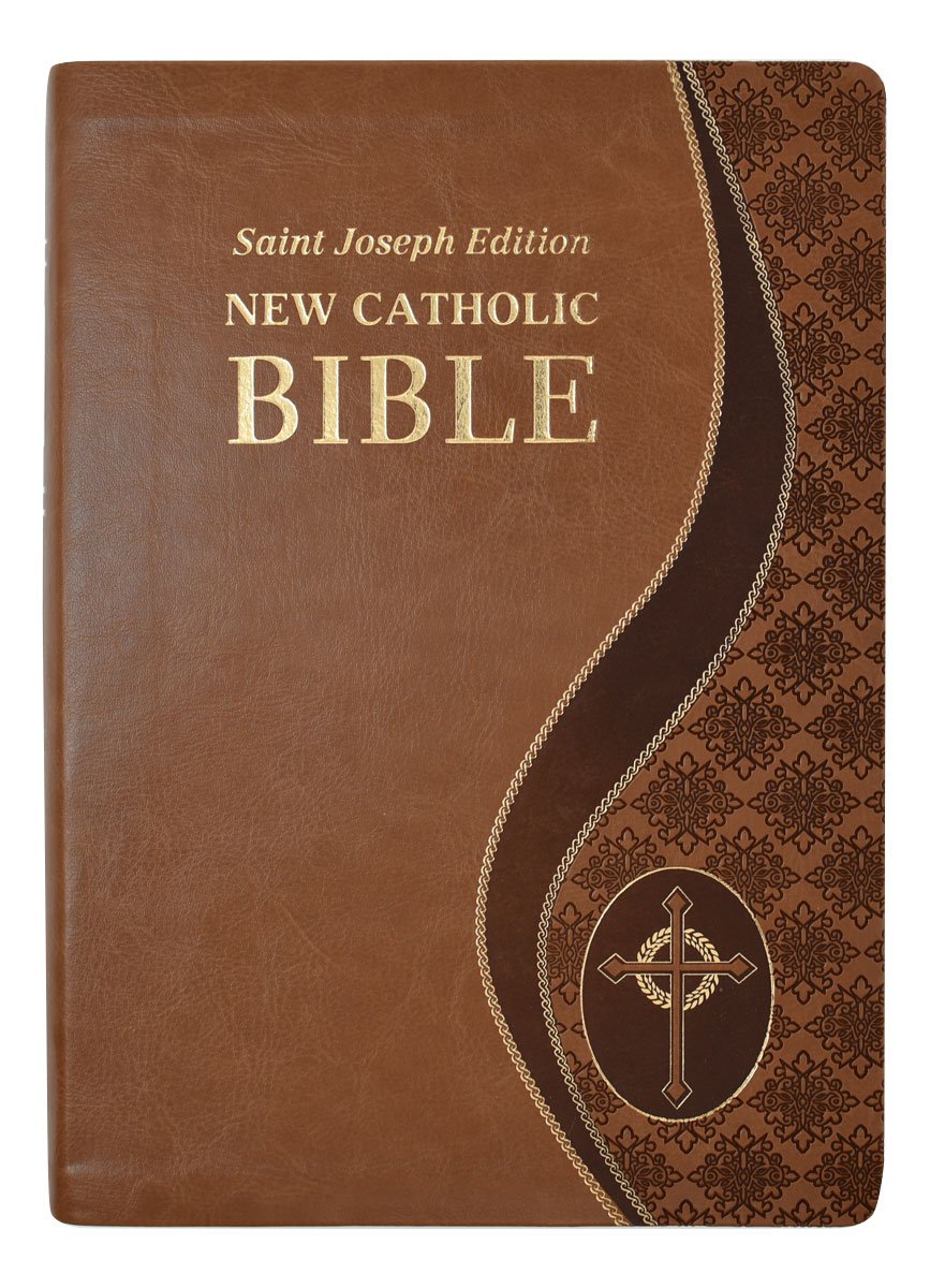 St. Joseph New Catholic Bible (Giant Type) - Dura-Lux - Tan image 5