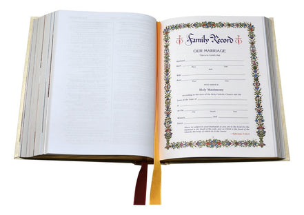 St. Joseph New Catholic Bible Family Edition - Imitation Leather - White image 2