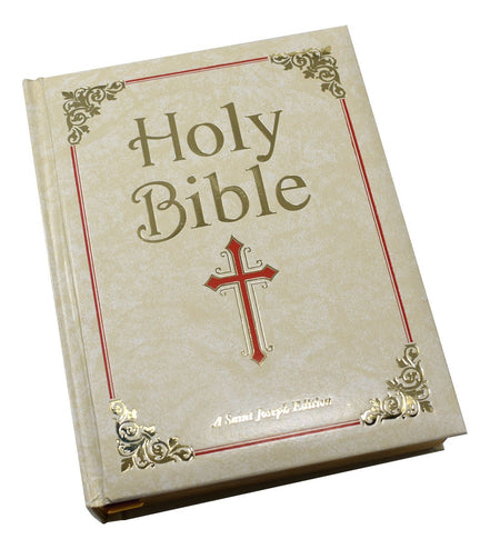 St. Joseph New Catholic Bible Family Edition - Imitation Leather - White image 3