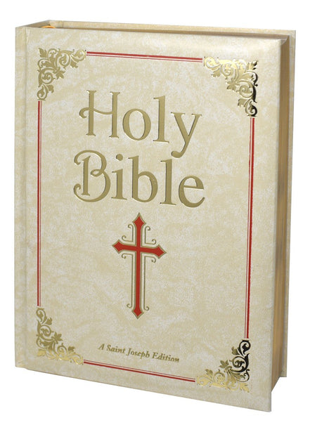 St. Joseph New Catholic Bible Family Edition - Imitation Leather - White image 4