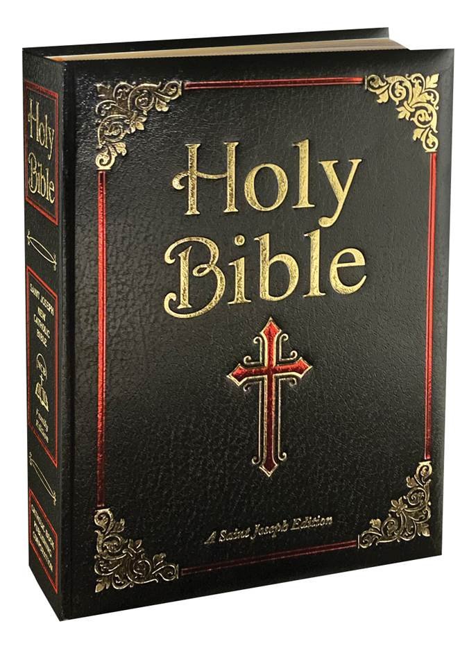 St. Joseph New Catholic Bible Family Edition - Imitation Leather - Black image 1