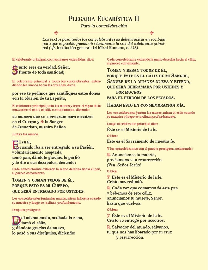 Eucharistic Prayer Cards (spanish) - Default Title image 2