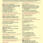 Eucharistic Prayer Cards (spanish) - Default Title image 3