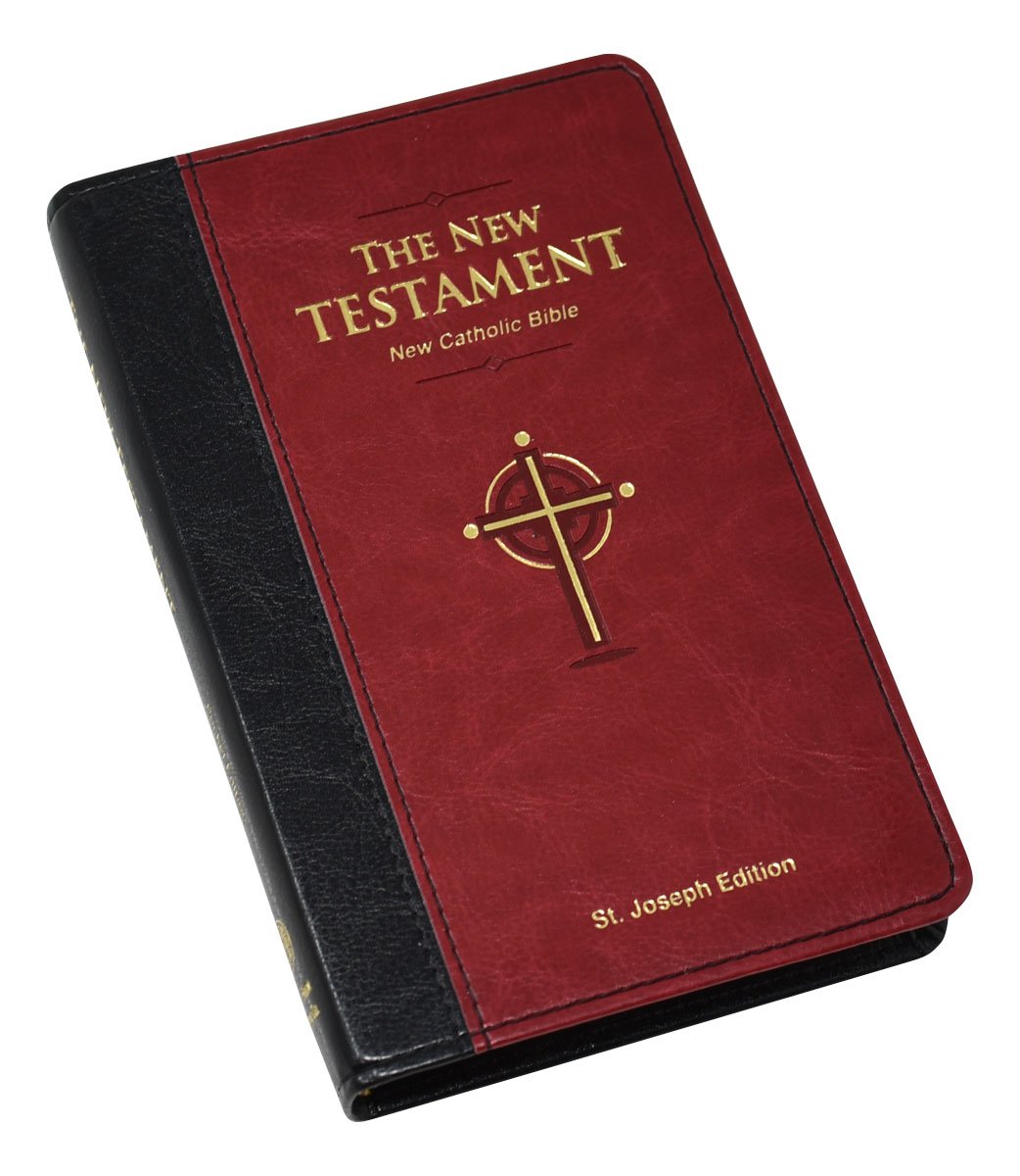 St. Joseph New Catholic Bible New Testament - 960-Page Edition - Dura-Lux - Burgundy image 2