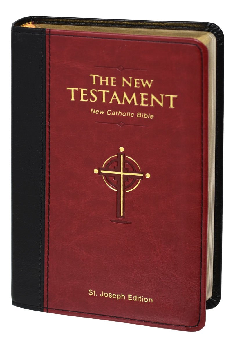 St. Joseph New Catholic Bible New Testament - 960-Page Edition - Dura-Lux - Burgundy image 3
