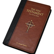 St. Joseph New Catholic Bible New Testament - 960-Page Edition - Dura-Lux - Brown image 1