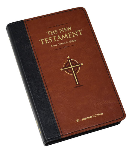 St. Joseph New Catholic Bible New Testament - 960-Page Edition - Dura-Lux - Brown image 2