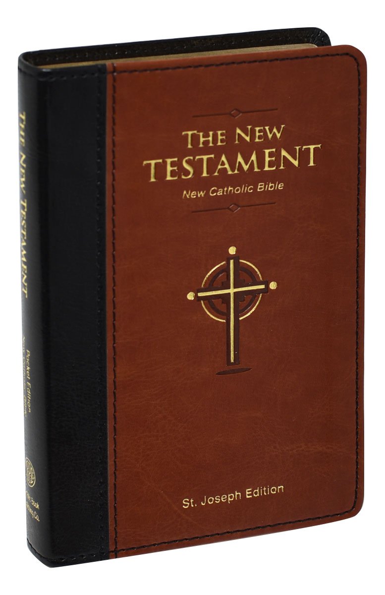 St. Joseph New Catholic Bible New Testament - 960-Page Edition - Dura-Lux - Brown image 4