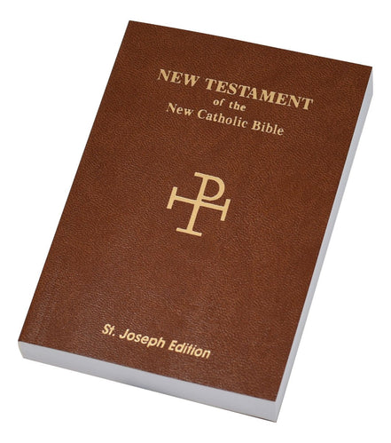 St. Joseph New Catholic Bible New Testament - 704-Page Edition - Flexible - Brown image 1