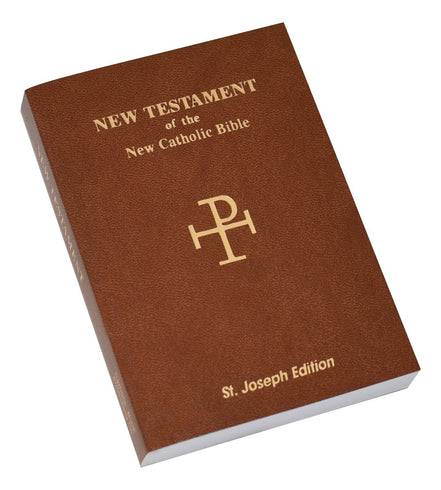 St. Joseph New Catholic Bible New Testament - 704-Page Edition - Flexible - Brown image 2