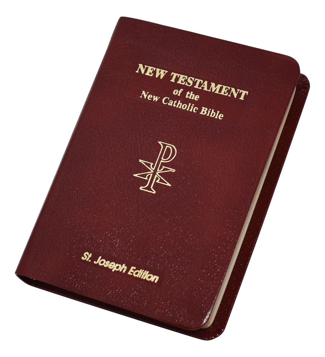 St. Joseph New Catholic Bible New Testament - 704-Page Edition - Bonded Leather - Burgundy image 1