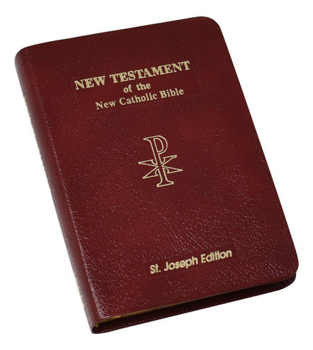 St. Joseph New Catholic Bible New Testament - 704-Page Edition - Bonded Leather - Burgundy image 2