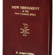 St. Joseph New Catholic Bible New Testament - 704-Page Edition - Bonded Leather - Burgundy image 3