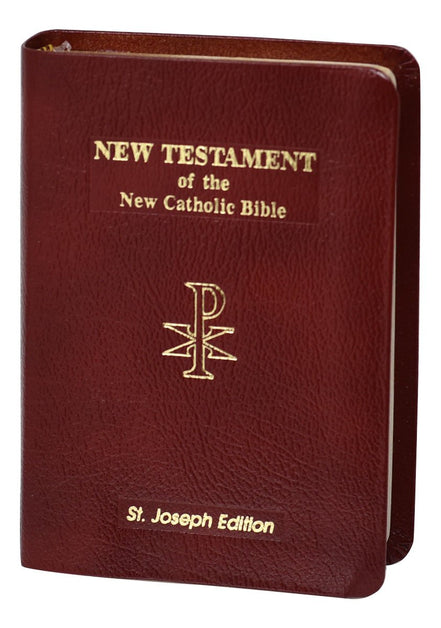 St. Joseph New Catholic Bible New Testament - 704-Page Edition - Bonded Leather - Burgundy image 3