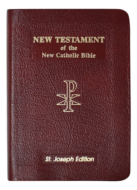 St. Joseph New Catholic Bible New Testament - 704-Page Edition - Bonded Leather - Burgundy image 5