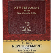 St. Joseph New Catholic Bible New Testament - 704-Page Edition - Bonded Leather - Burgundy image 6