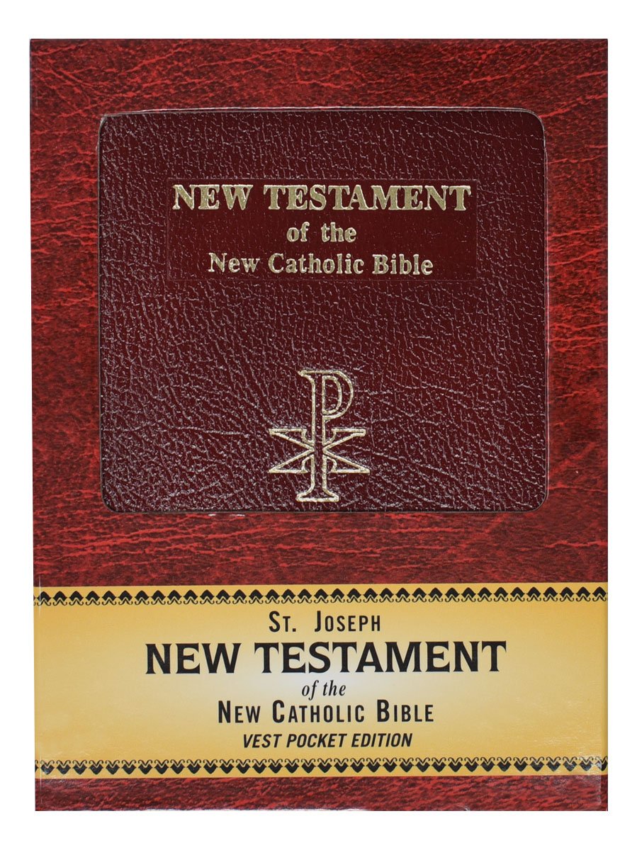 St. Joseph New Catholic Bible New Testament - 704-Page Edition - Bonded Leather - Burgundy image 6