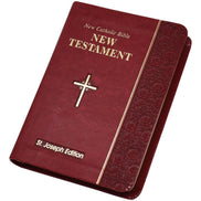 St. Joseph New Catholic Bible New Testament - 704-Page Edition - Dura-Lux - Burgundy image 1