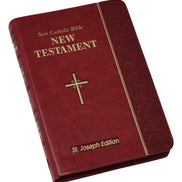 St. Joseph New Catholic Bible New Testament - 704-Page Edition - Dura-Lux - Burgundy image 2