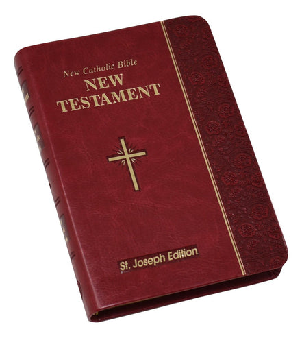 St. Joseph New Catholic Bible New Testament - 704-Page Edition - Dura-Lux - Burgundy image 2